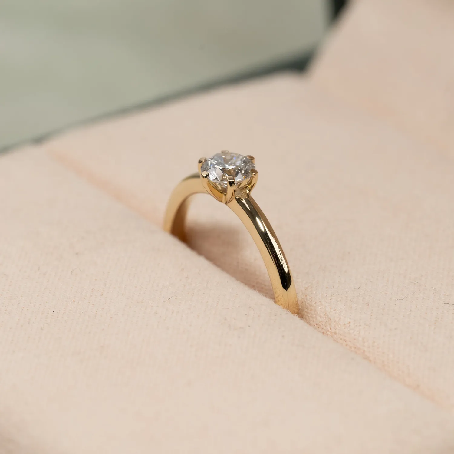 Sisi Copenhagen Solitaire diamantring 0,5ct 14kt guld