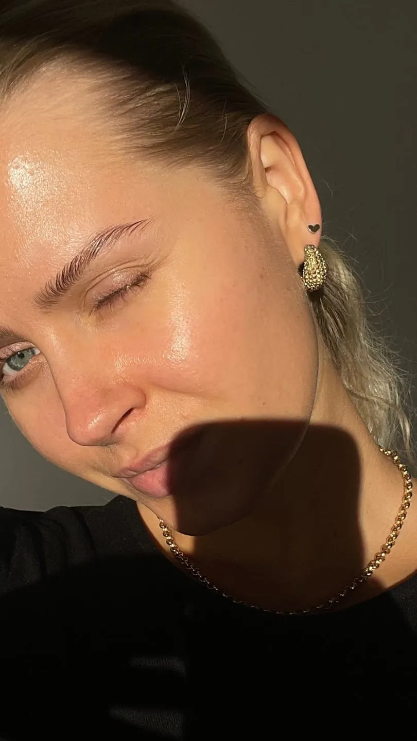 Timi of Sweden Petite Heart stud øreringe forgyldt par