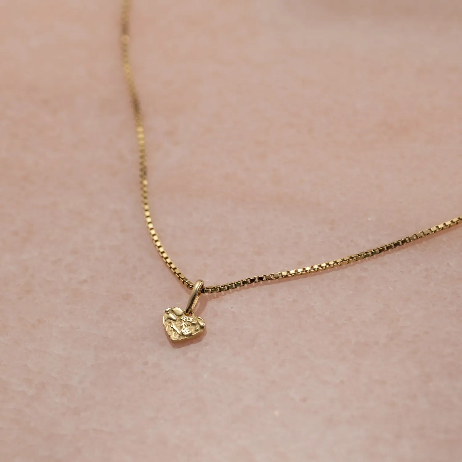 Sisi Copenhagen Molten Heart vedhæng 9 kt guld 7 mm