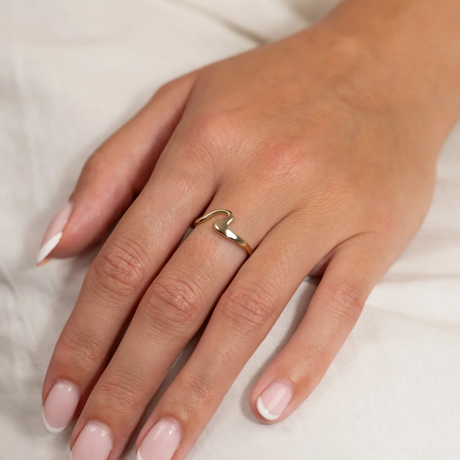 Sisi Copenhagen Anna Solid Gold ring massivt 9kt guld