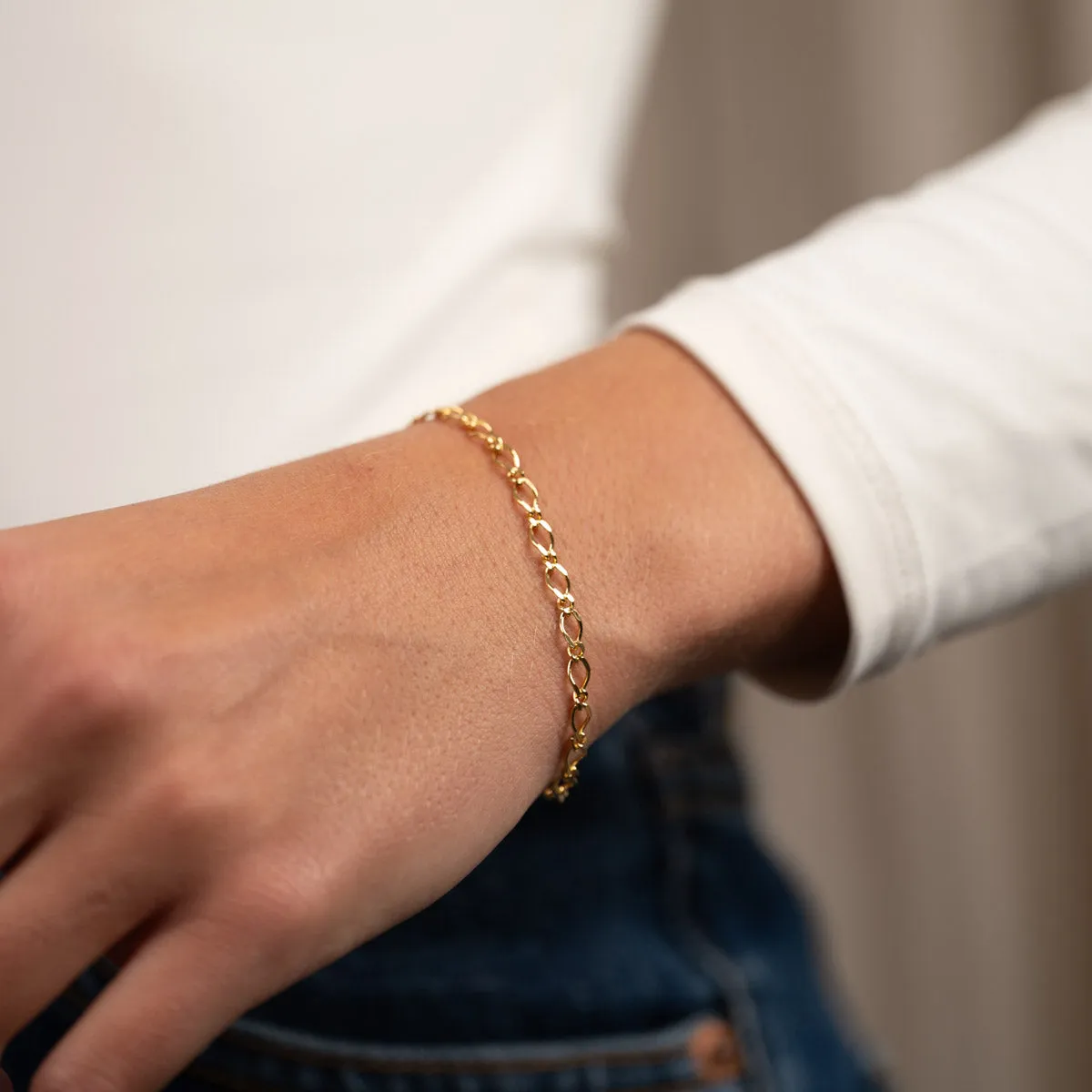 Sisi Copenhagen Karla Golden forgyldt armbånd 16+4 cm