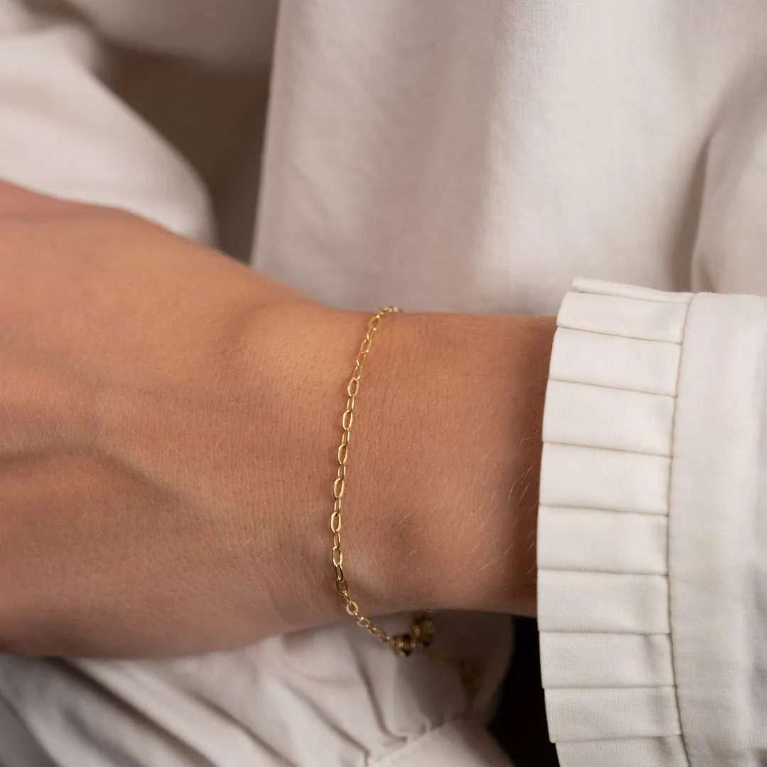 Sisi Copenhagen Alma armbånd forgyldt 2 mm