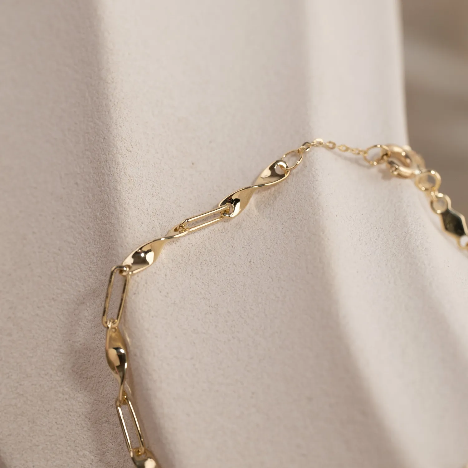 Sisi Copenhagen Elena armbånd 9 karat guld 16-20 cm