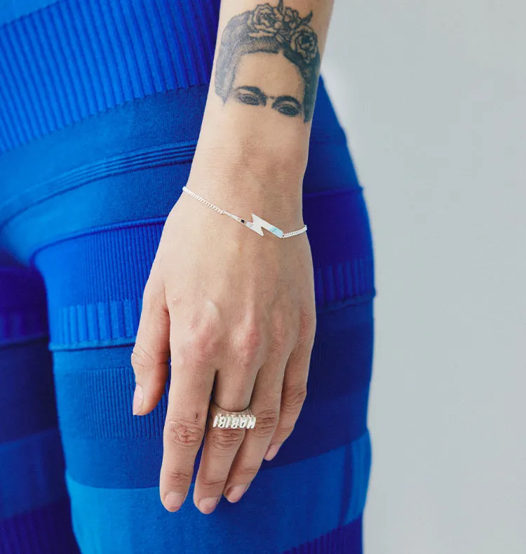 Wos Flashy armbånd sølv lyn