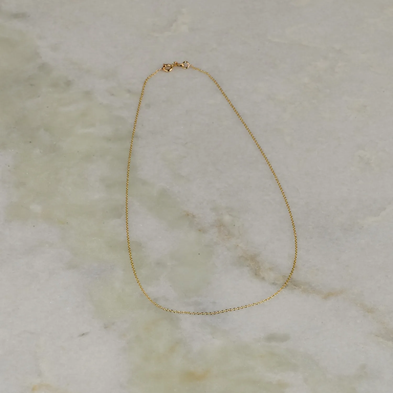 Sisi Copenhagen Simple Link halskæde 14kt guld 45cm