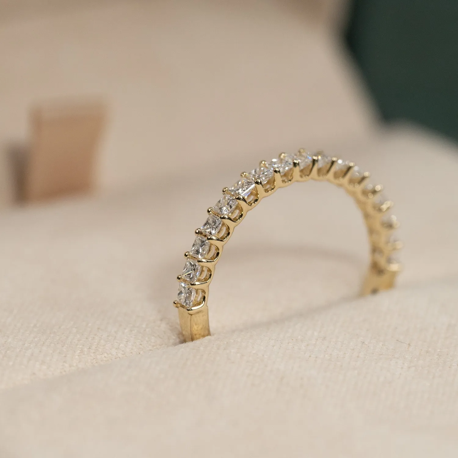Sisi Copenhagen Princess-Cut alliance ring guld 0,5 ct