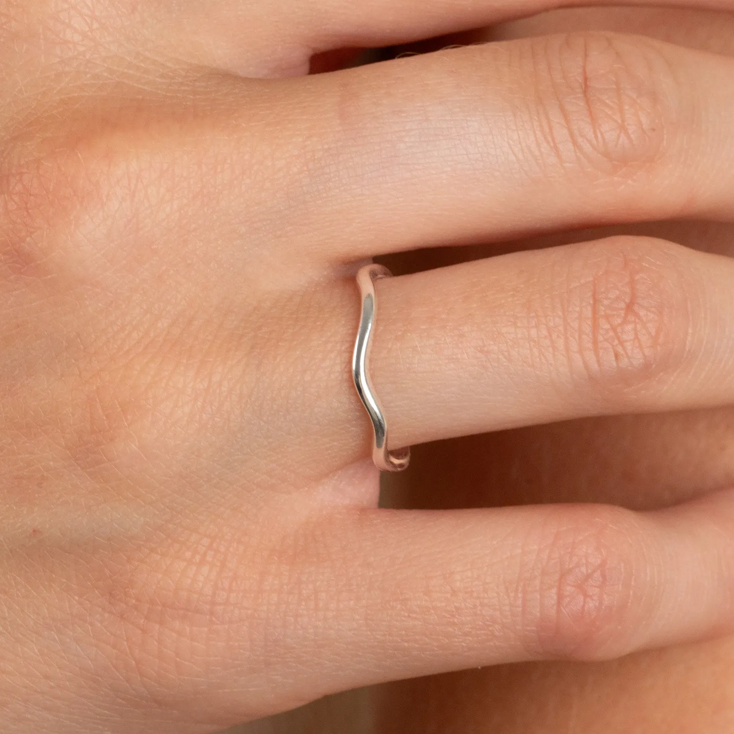 Sisi Copenhagen Gaia ring sølv 925 bølge 2,5 mm