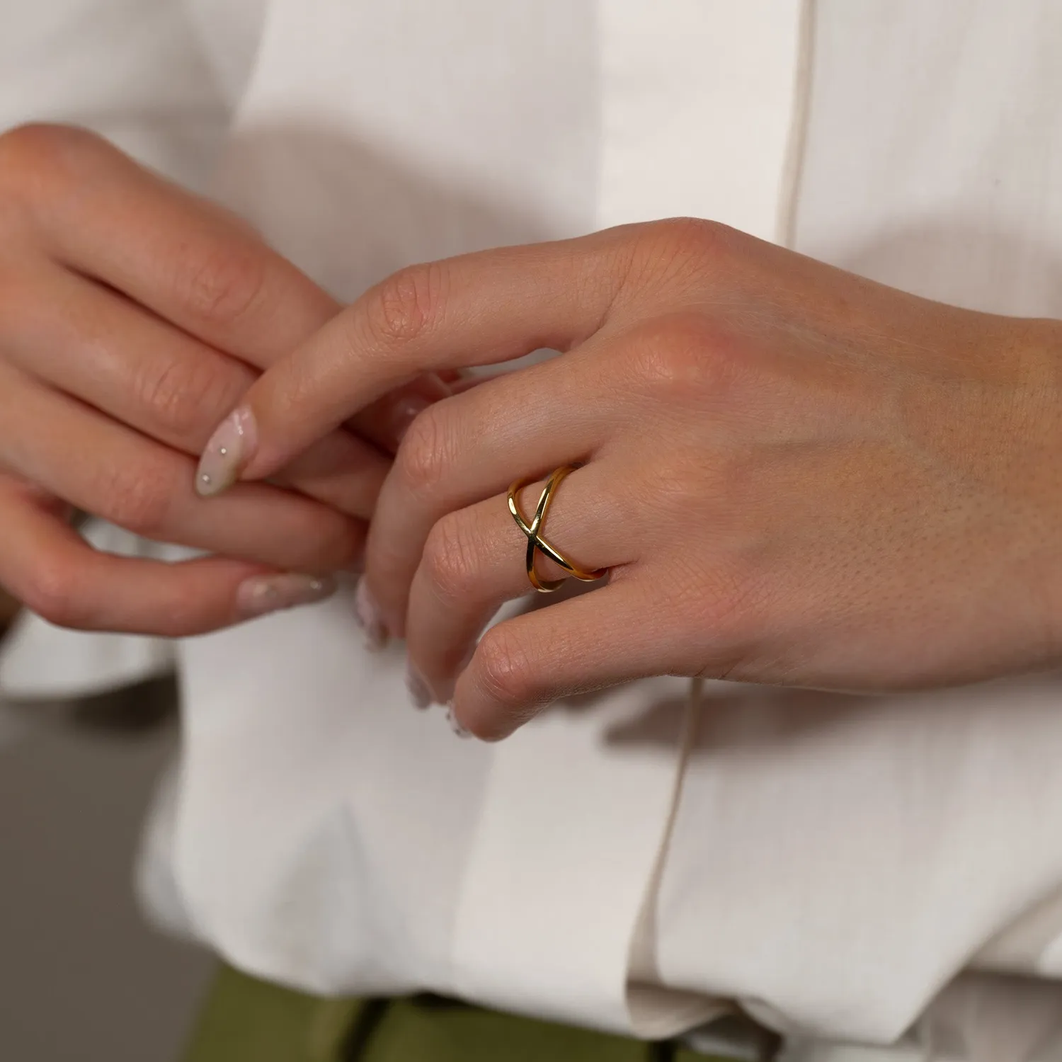 Sisi Copenhagen Anastasia ring forgyldt justerbar