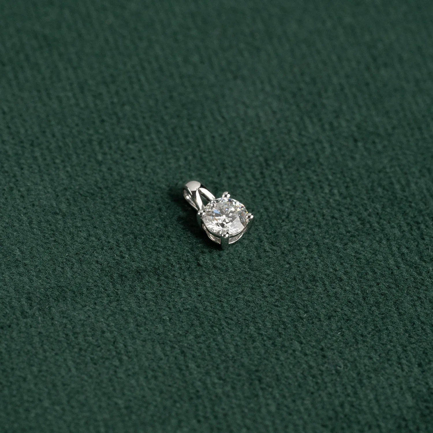 Sisi Copenhagen Prong Solitaire lab-diamond vedhæng guld