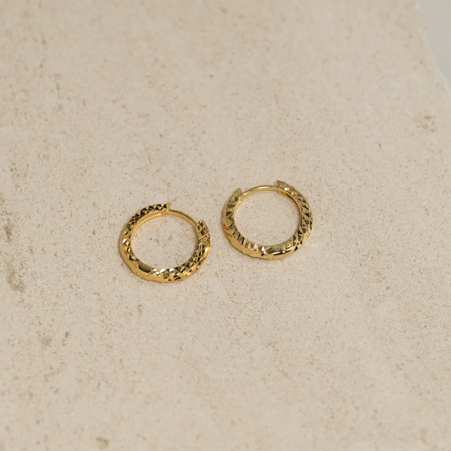 Sisi Copenhagen Johanne creoler forgyldt 15 mm par