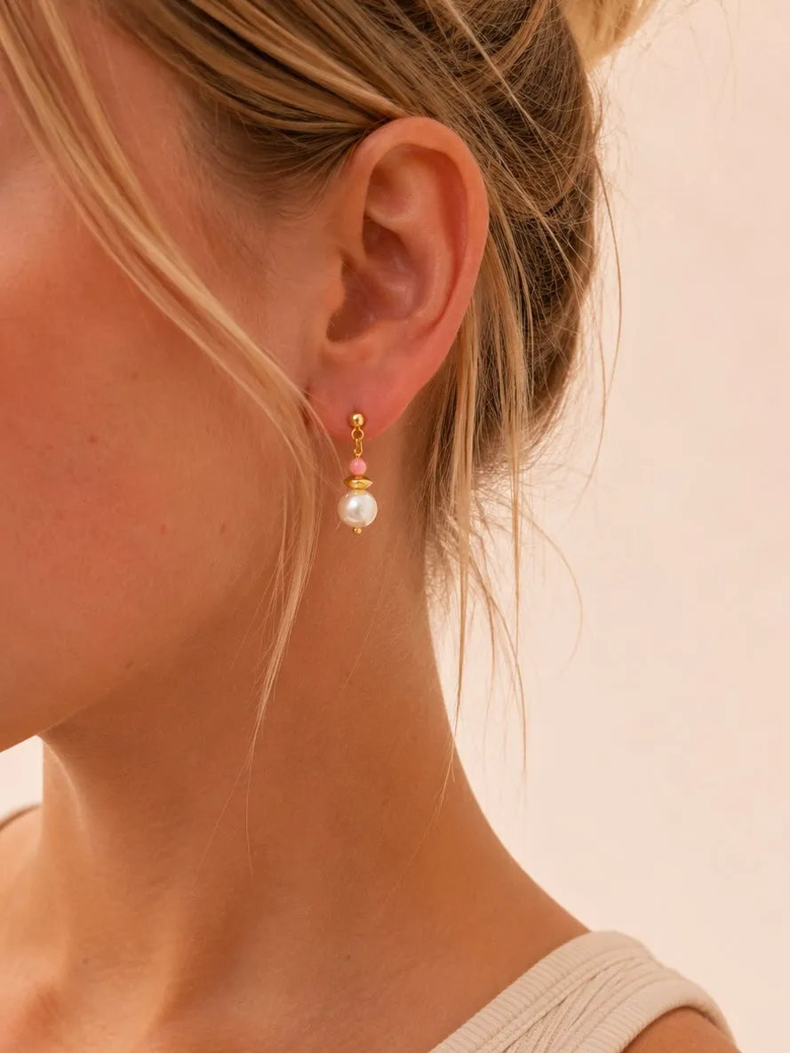 Lulo Jewelry Coral Sticks øreringe guld koral