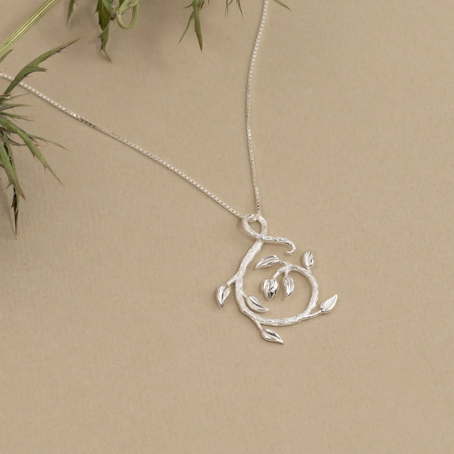 Sisi Copenhagen Eden Swirl vedhæng sterlingsølv 30 mm