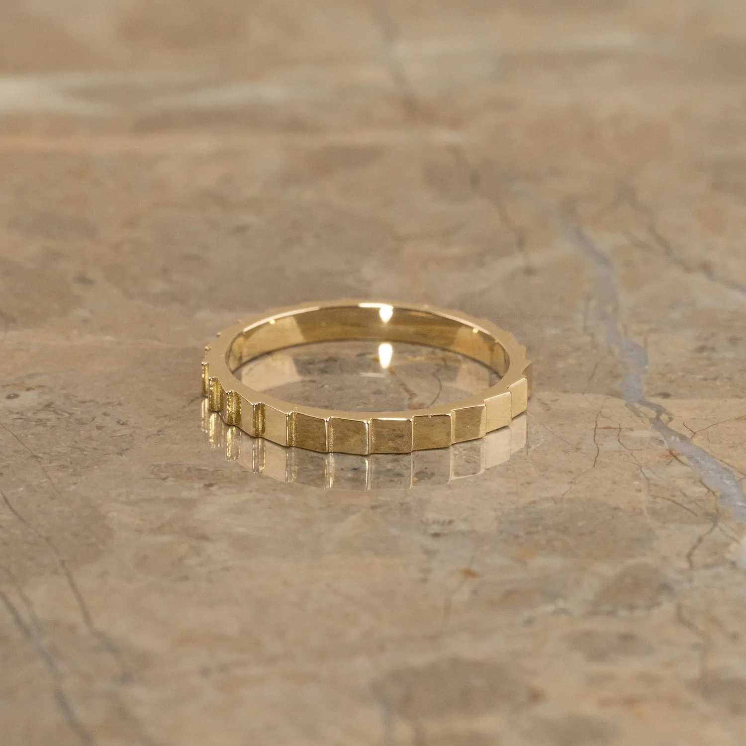 Sisi Copenhagen Axelle ring massiv 9 kt guld