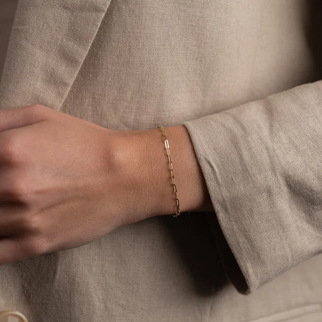 Sisi Copenhagen Alma Medium armbånd guld 9 kt 20 cm
