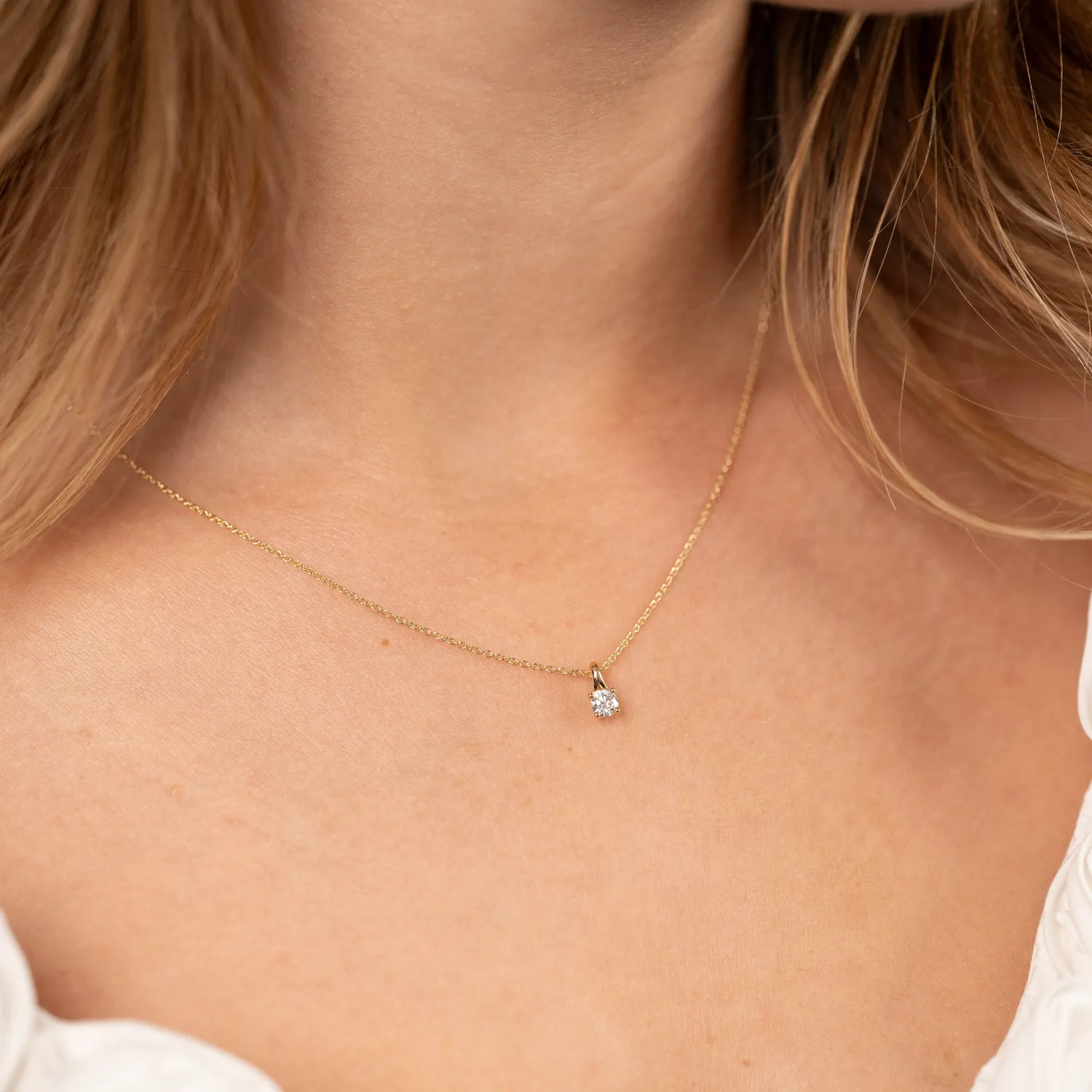 Sisi Copenhagen Simple Link halskæde 14kt guld 45cm