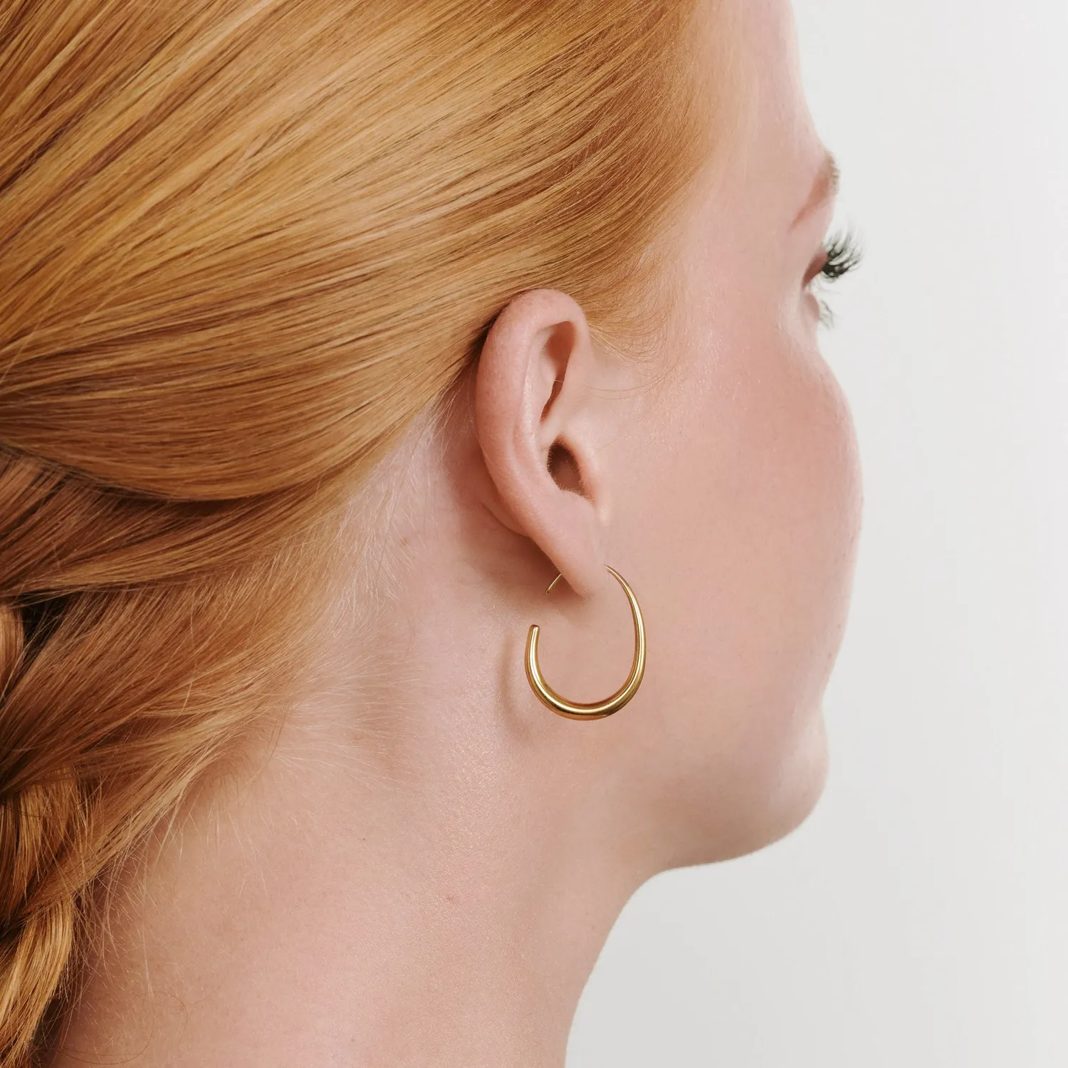 TIMI OF SWEDEN Vilhelmina hoops guld justerbar 29 mm