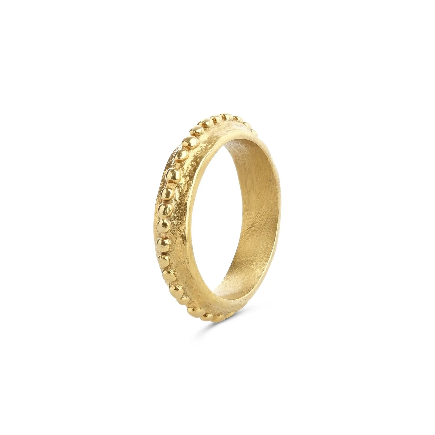 TIMI OF SWEDEN Alessia Bubble ring guld stål