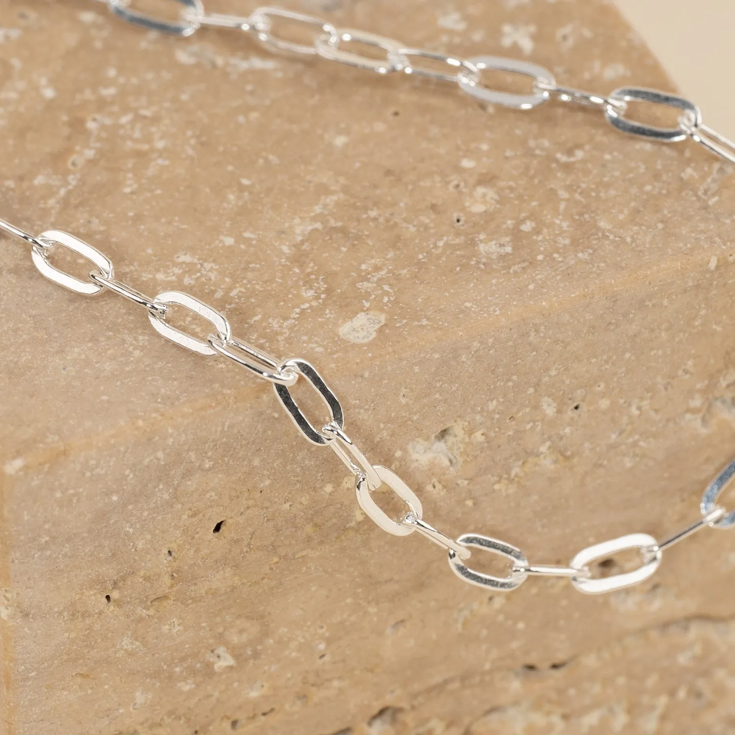 Sisi Copenhagen Alma Medium Link armbånd sølv 19 cm