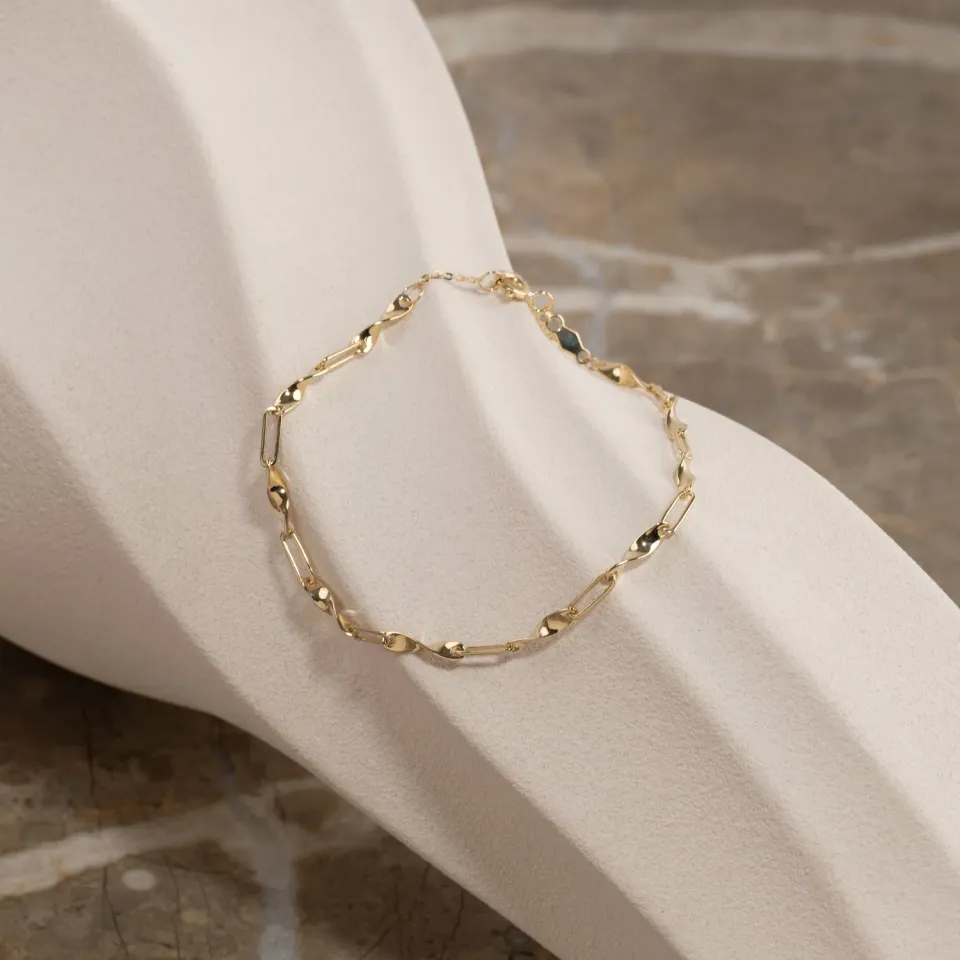 Sisi Copenhagen Elena armbånd 9 karat guld 16-20 cm