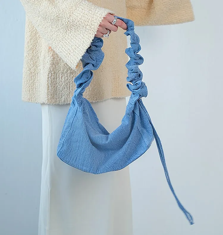 Wos Tilda taske denim blå 36 cm