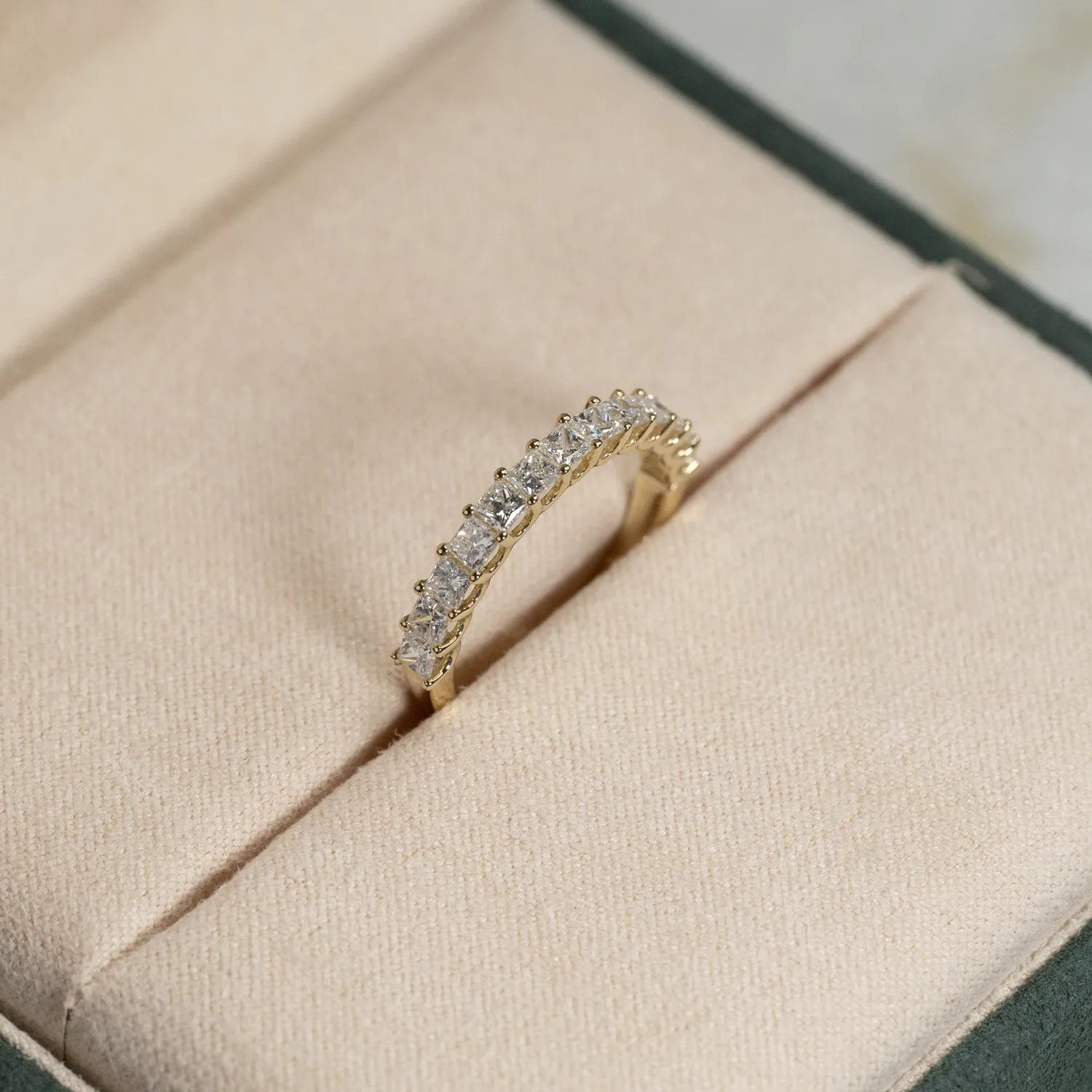Sisi Copenhagen Princess-Cut alliance ring 1,0 ct 14 kt guld