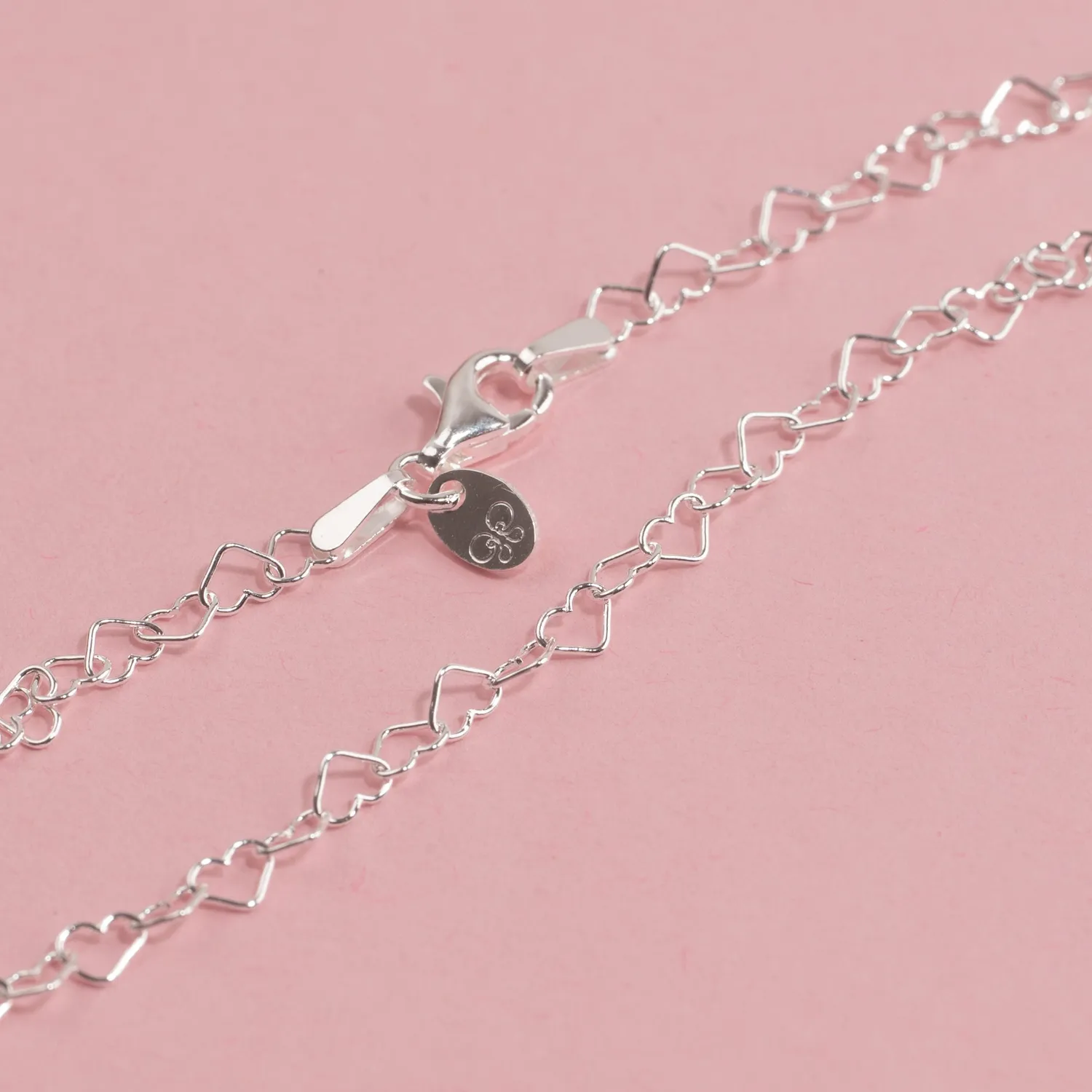 Sisi Copenhagen Amira armbånd sølv 20 cm hjerter