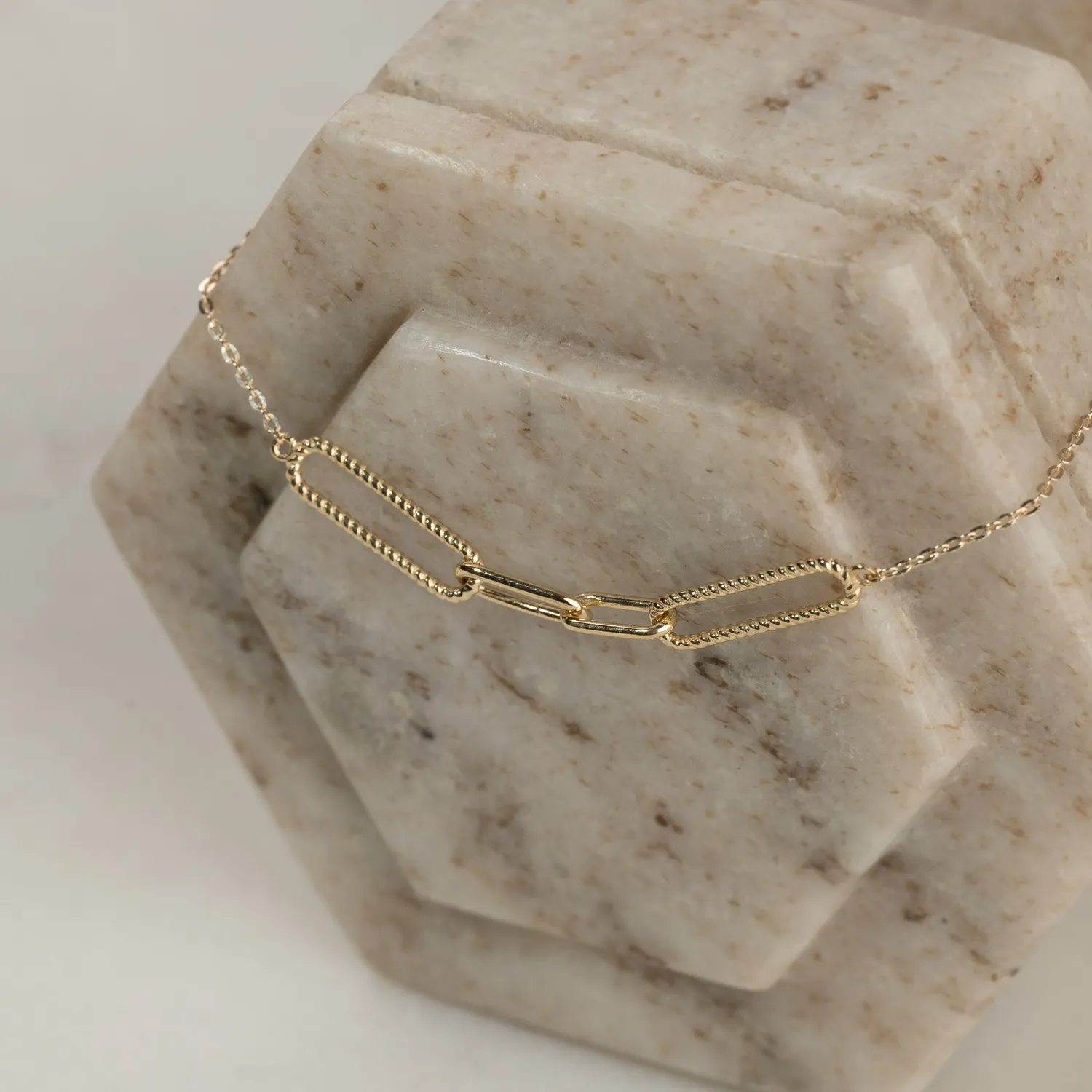 Sisi Copenhagen Natalie armbånd 16-20 cm 9 kt guld
