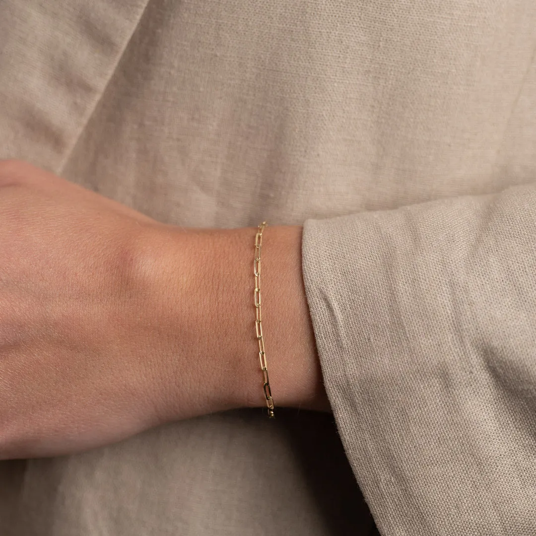 Sisi Copenhagen Alma Medium armbånd guld 9 kt 20 cm