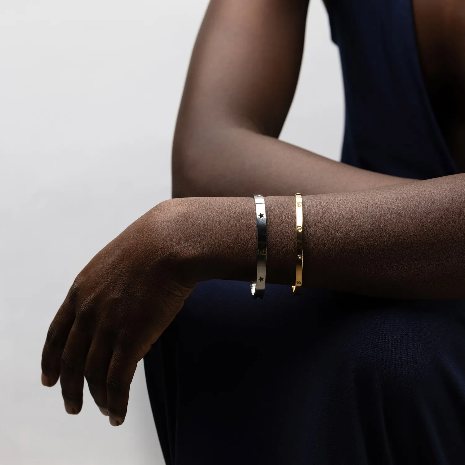 TIMI OF SWEDEN Leia armbånd bangle stjerne 60 mm