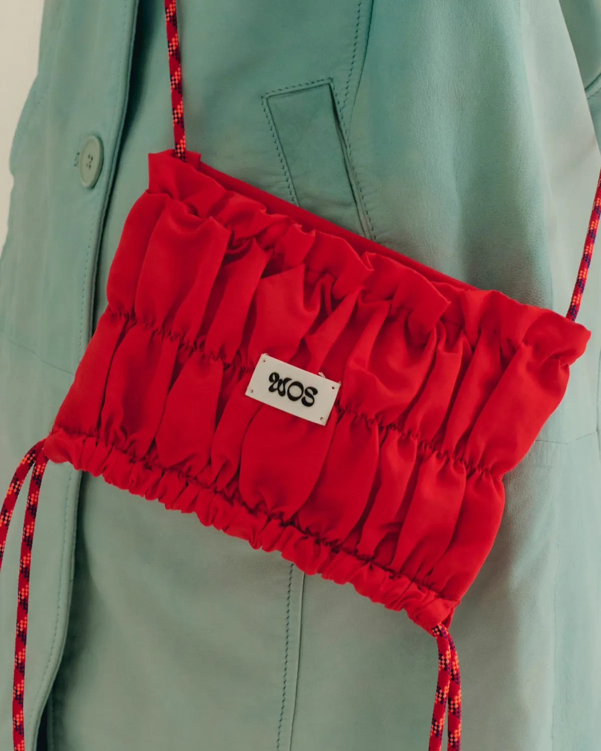 Wos Vilda taske rød nylon crossbody