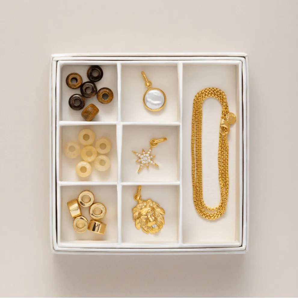 Orelia Create Your Own Eclectic Charm halskæde guld
