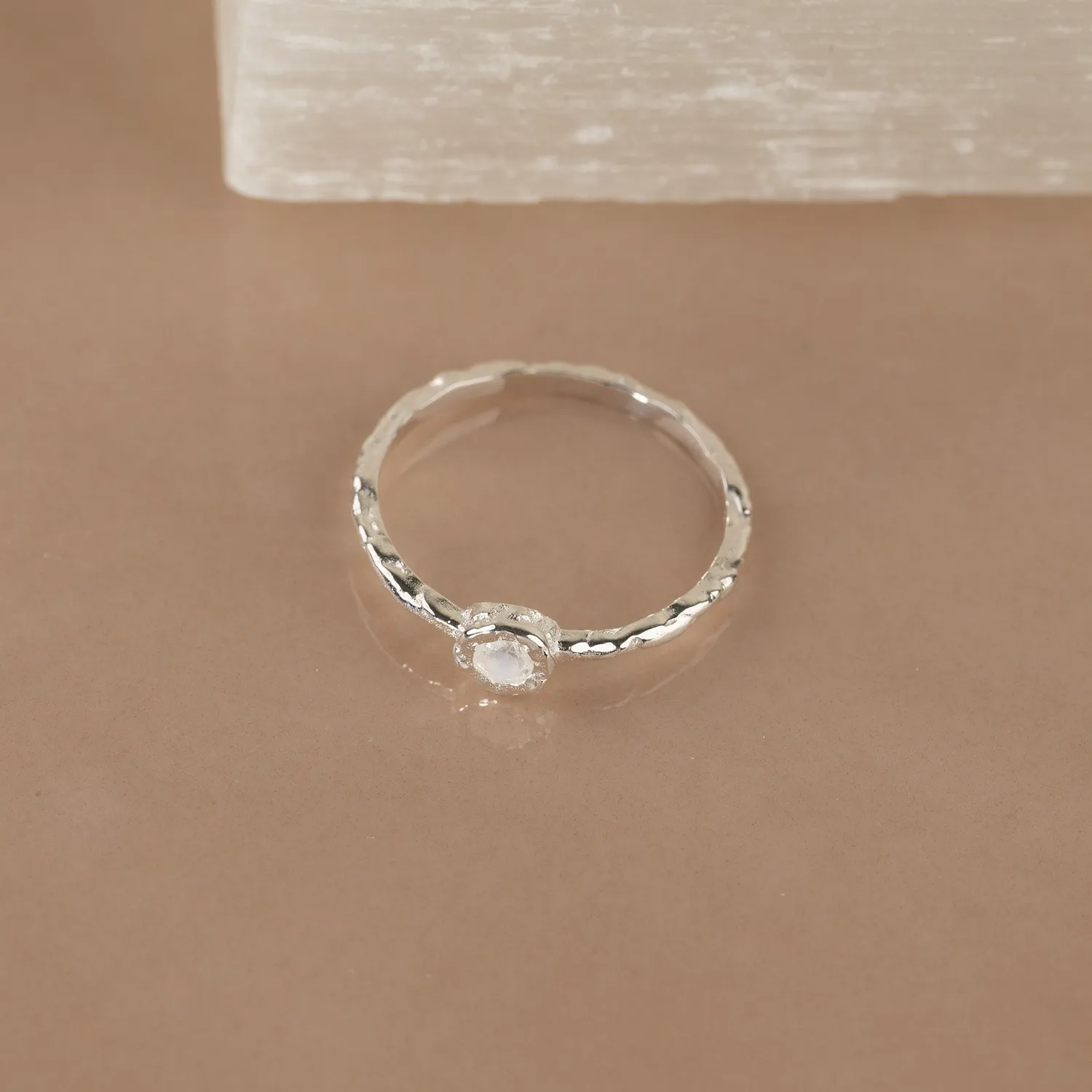 Sisi Copenhagen Selene ring sølv månesten