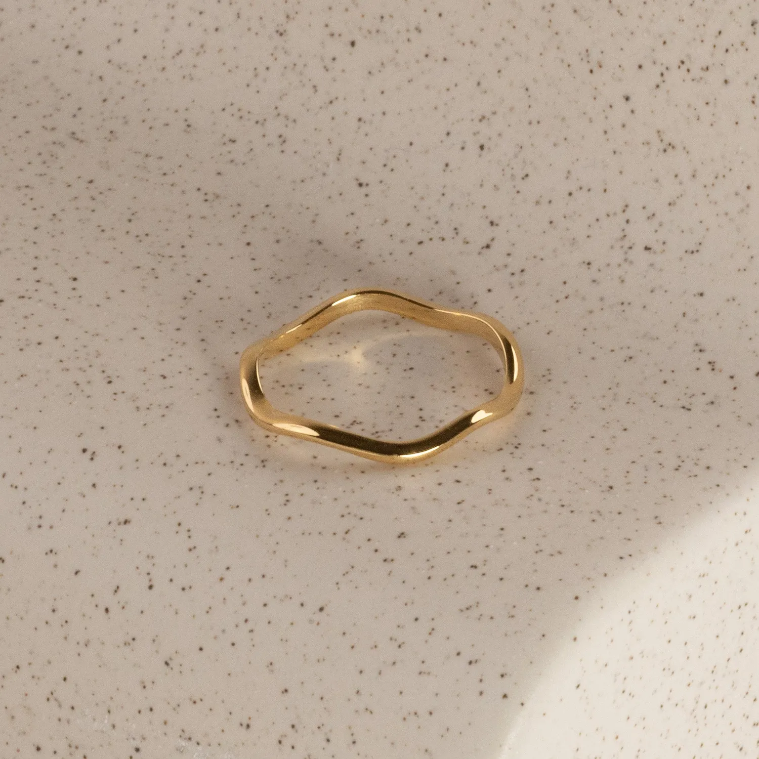 Sisi Copenhagen Gaia ring forgyldt sterlingsølv 2,5 mm