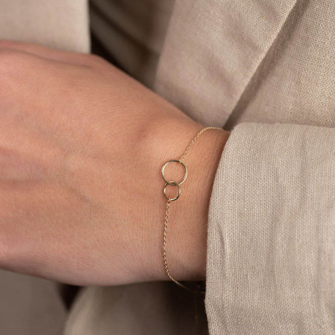 Sisi Copenhagen Una guld armbånd ankerkæde 20 cm