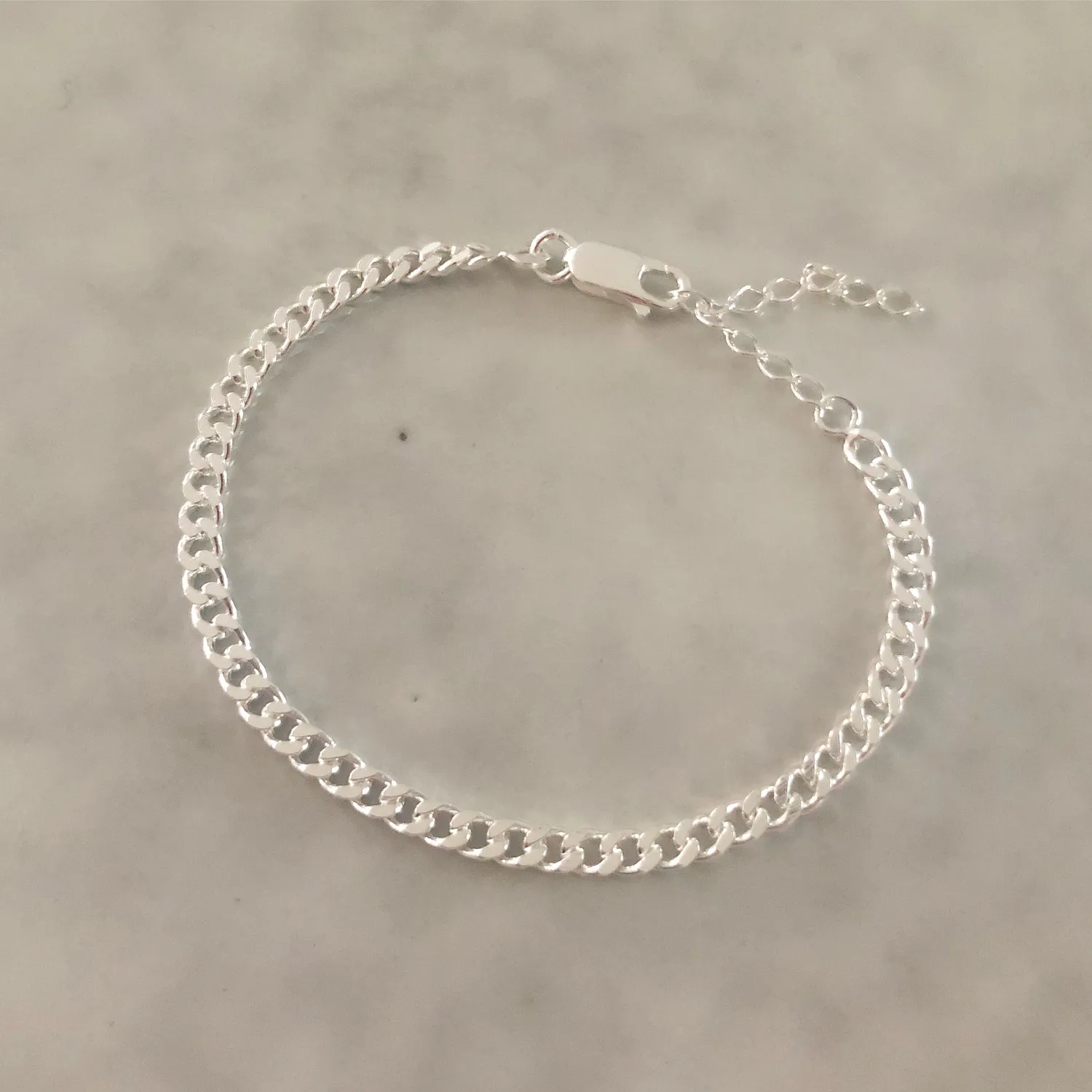 Sisi Copenhagen Sia Medium Panzer armbånd sølv 15,5 cm