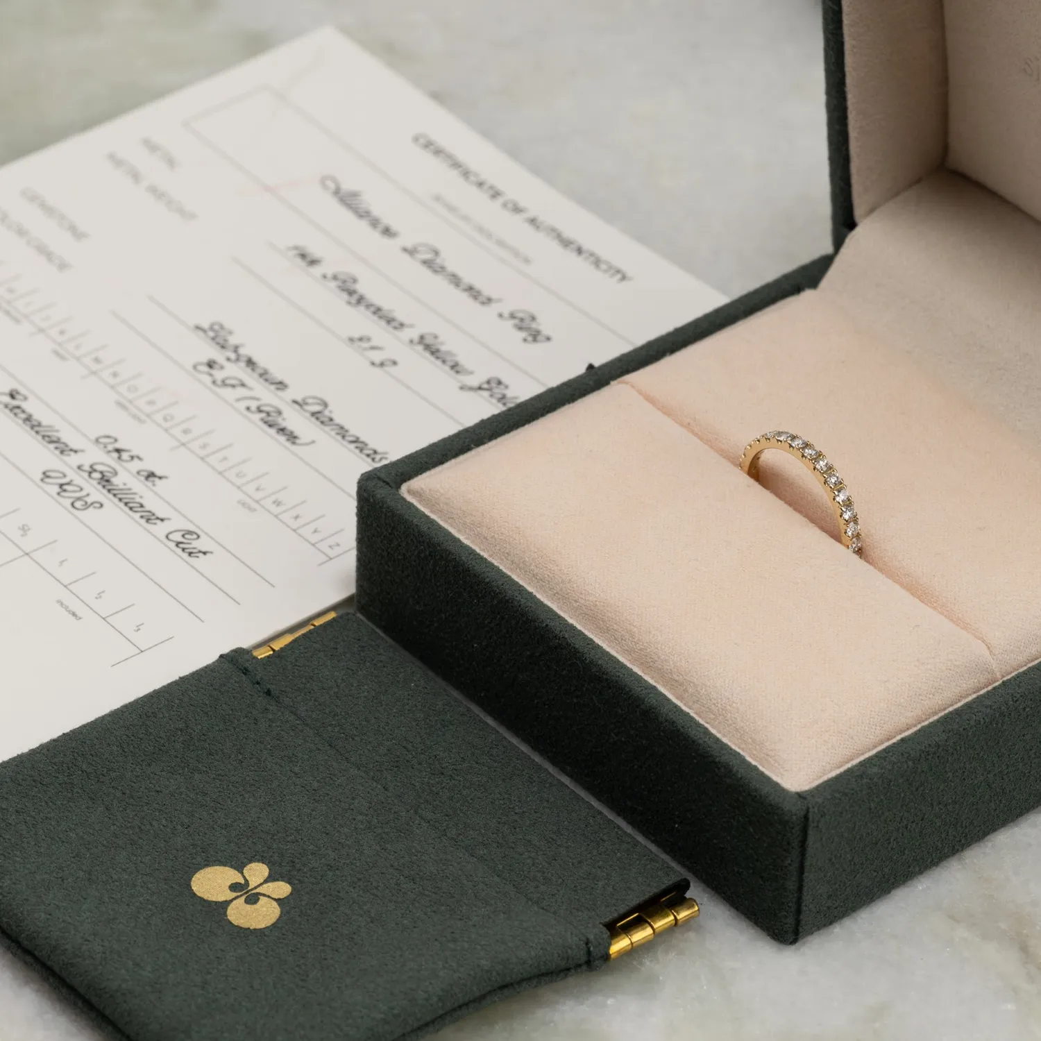 Sisi Copenhagen Alliance 0.45 ct lab-diamantring 14 kt guld
