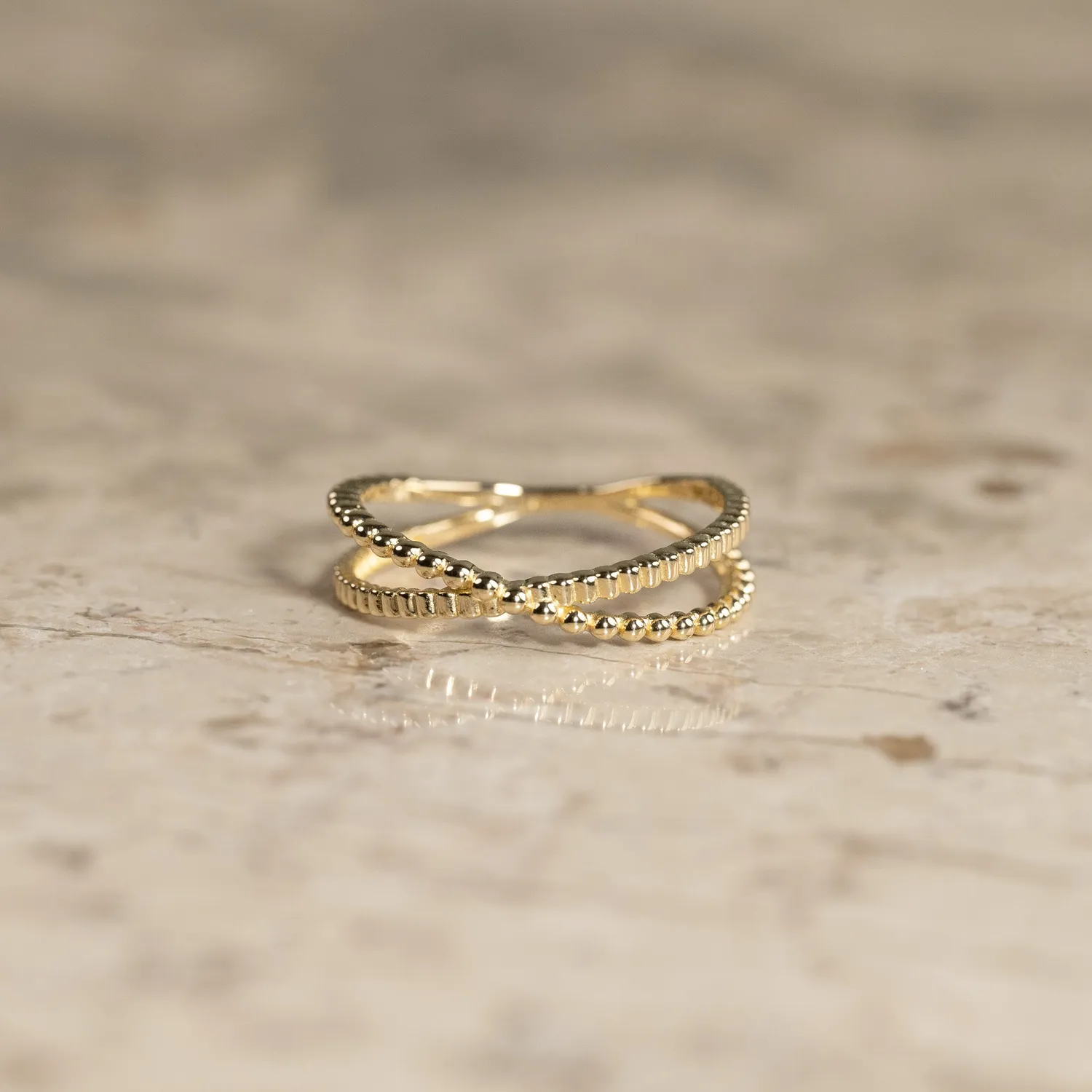 Sisi Copenhagen Clarissa guldring 9 kt kryds