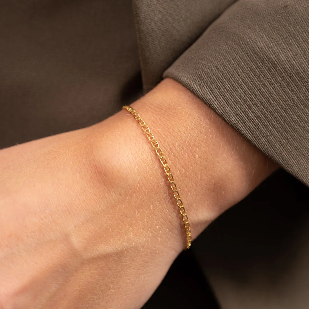 Sisi Copenhagen Auda armbånd forgyldt 2,1mm