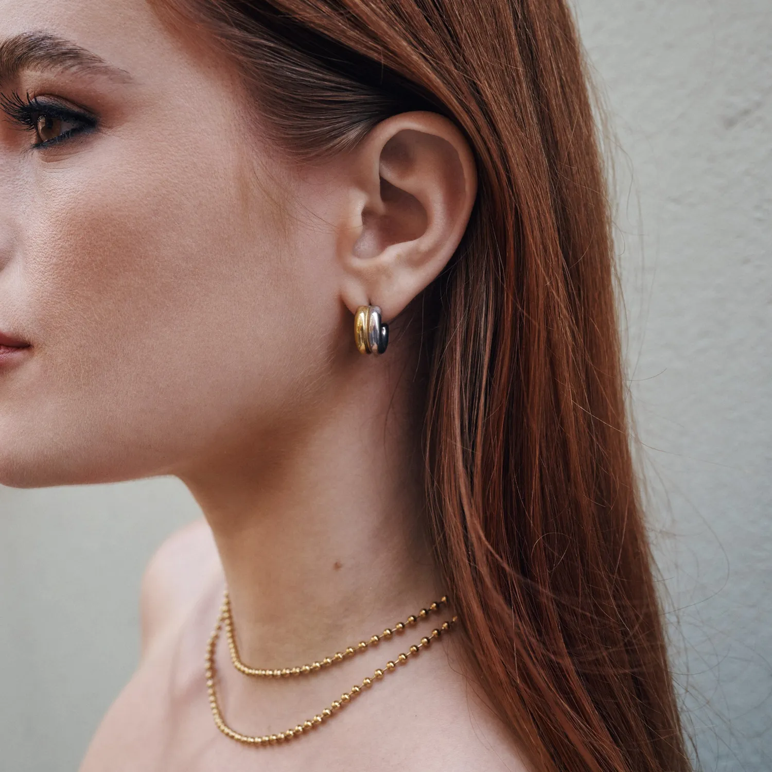 TIMI OF SWEDEN Sansa halskæde guld waterproof