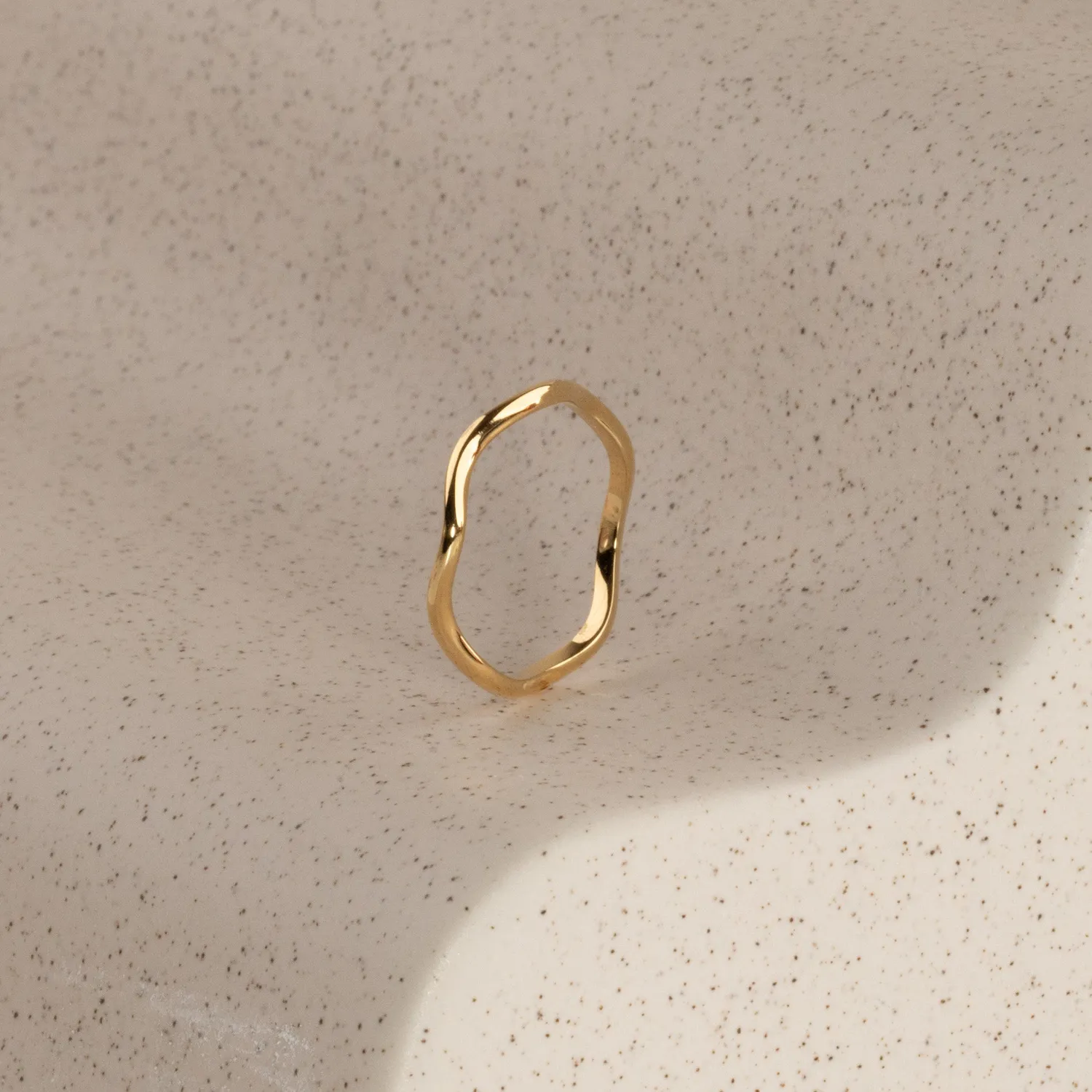 Sisi Copenhagen Gaia ring forgyldt sterlingsølv 2,5 mm