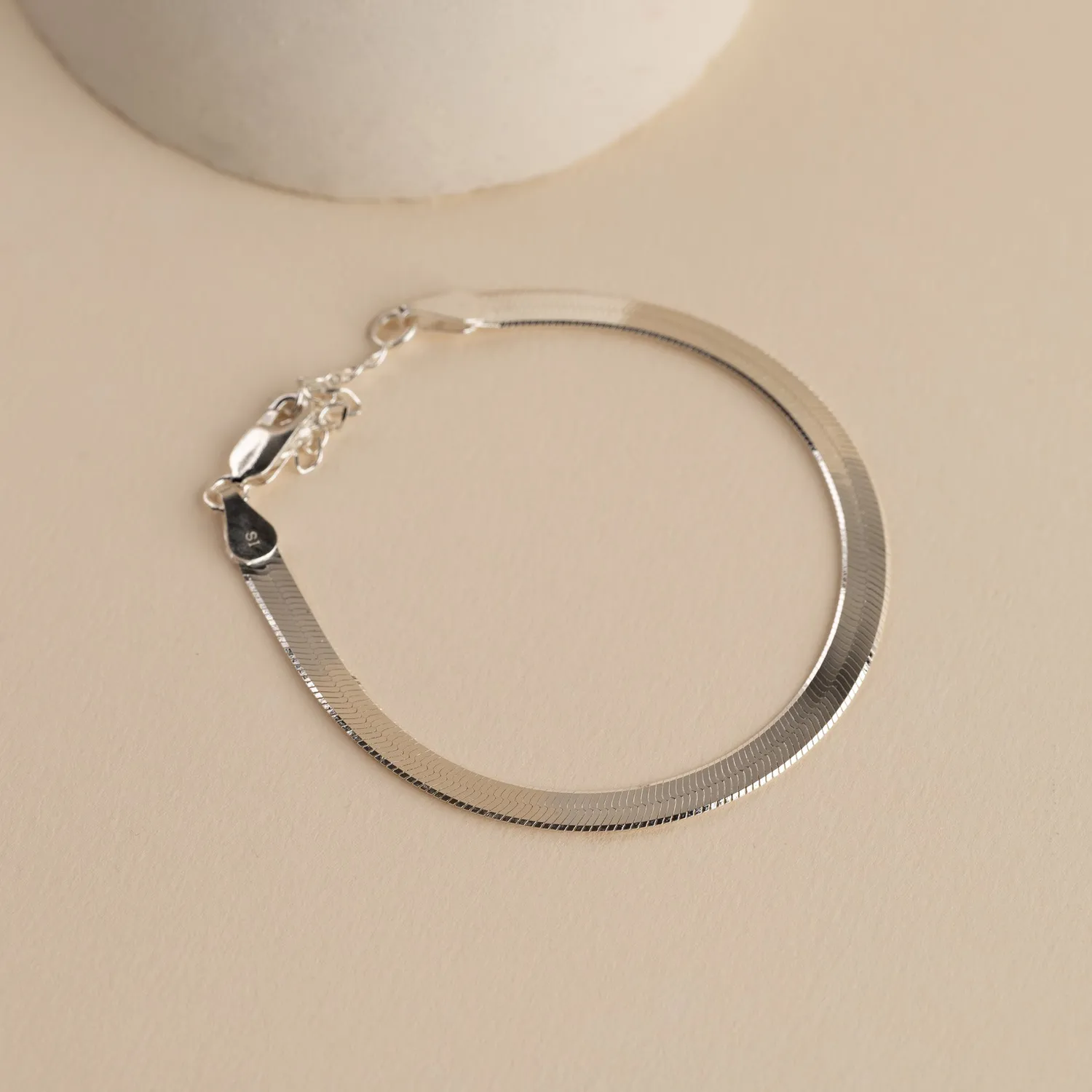 Sisi Copenhagen Aya smykkesæt sølv halskæde + armbånd