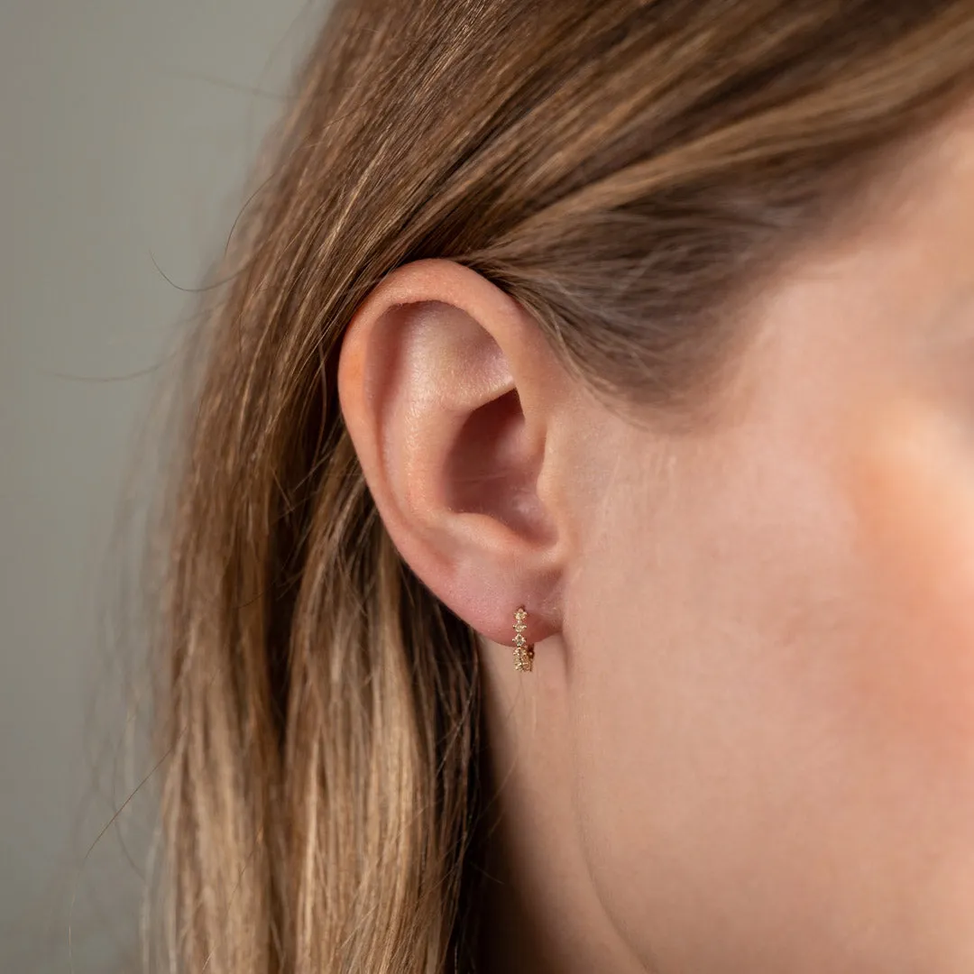 Sisi Copenhagen Miley øreringe topas guld par