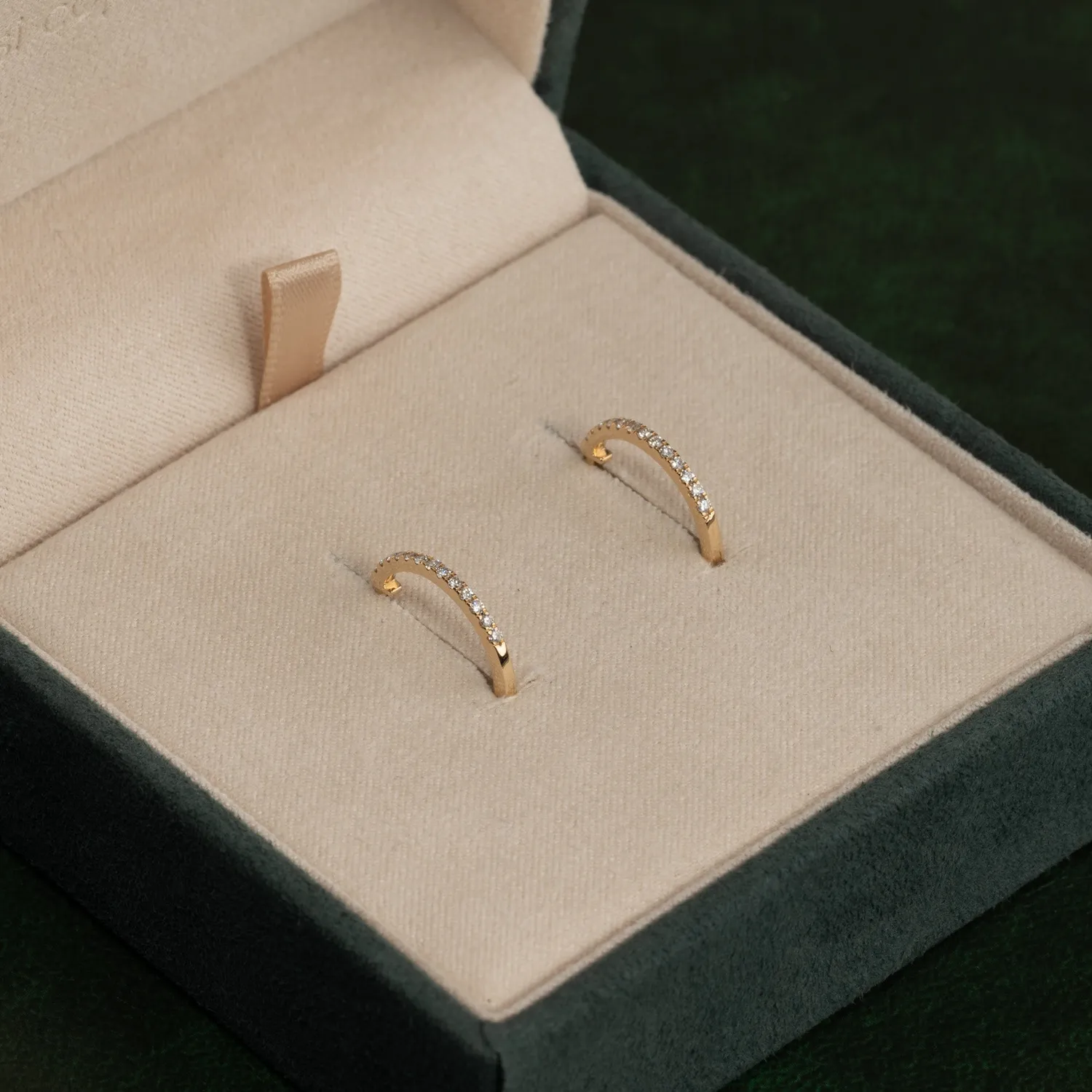 Sisi Copenhagen Classic 0,2ct lab-diamant creoler guld 14 kt