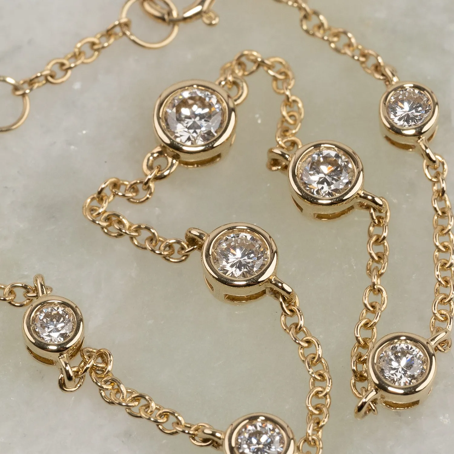 Sisi Copenhagen Diamond armbånd 14 kt guld 0,75 ct