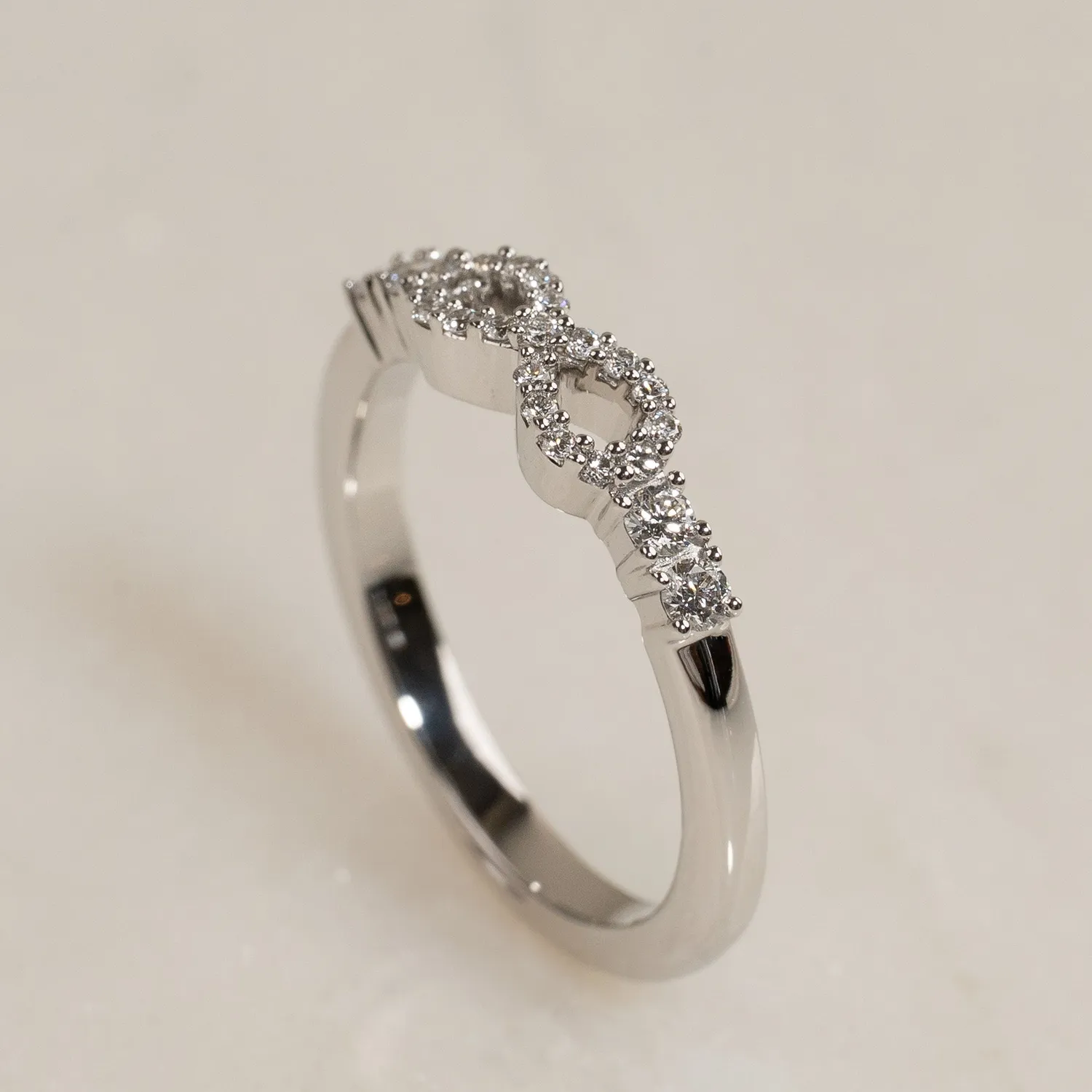 Sisi Copenhagen Infinity Diamond ring hvidguld 0,39 ct