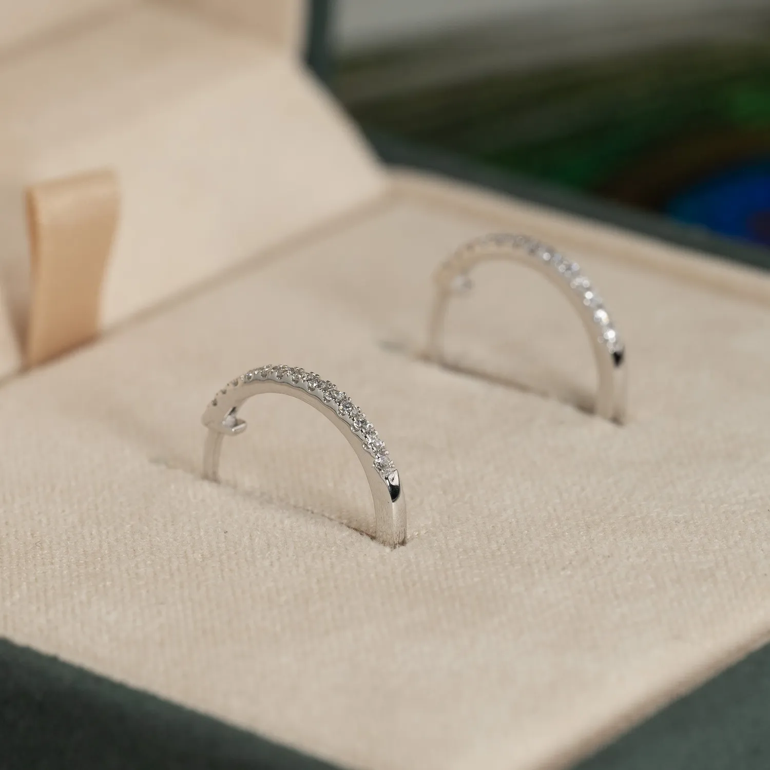Sisi Copenhagen Classic Lab-Diamond Creol 0,2ct øreringe hvidguld