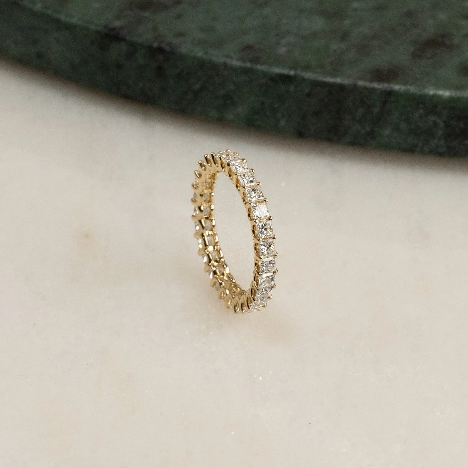 Sisi Copenhagen Princess Half-Alliance diamantring 14 kt guld