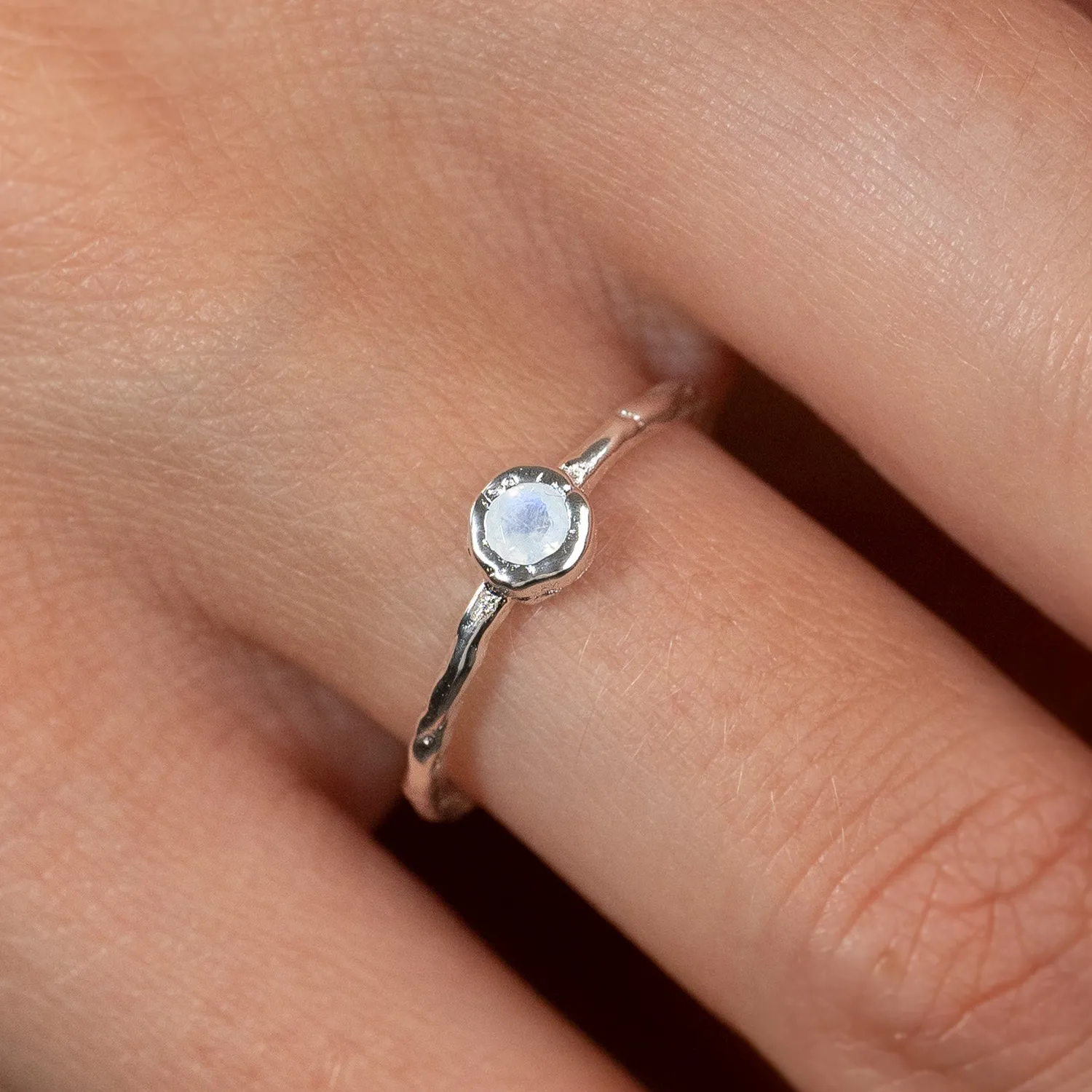 Sisi Copenhagen Selene ring sølv månesten