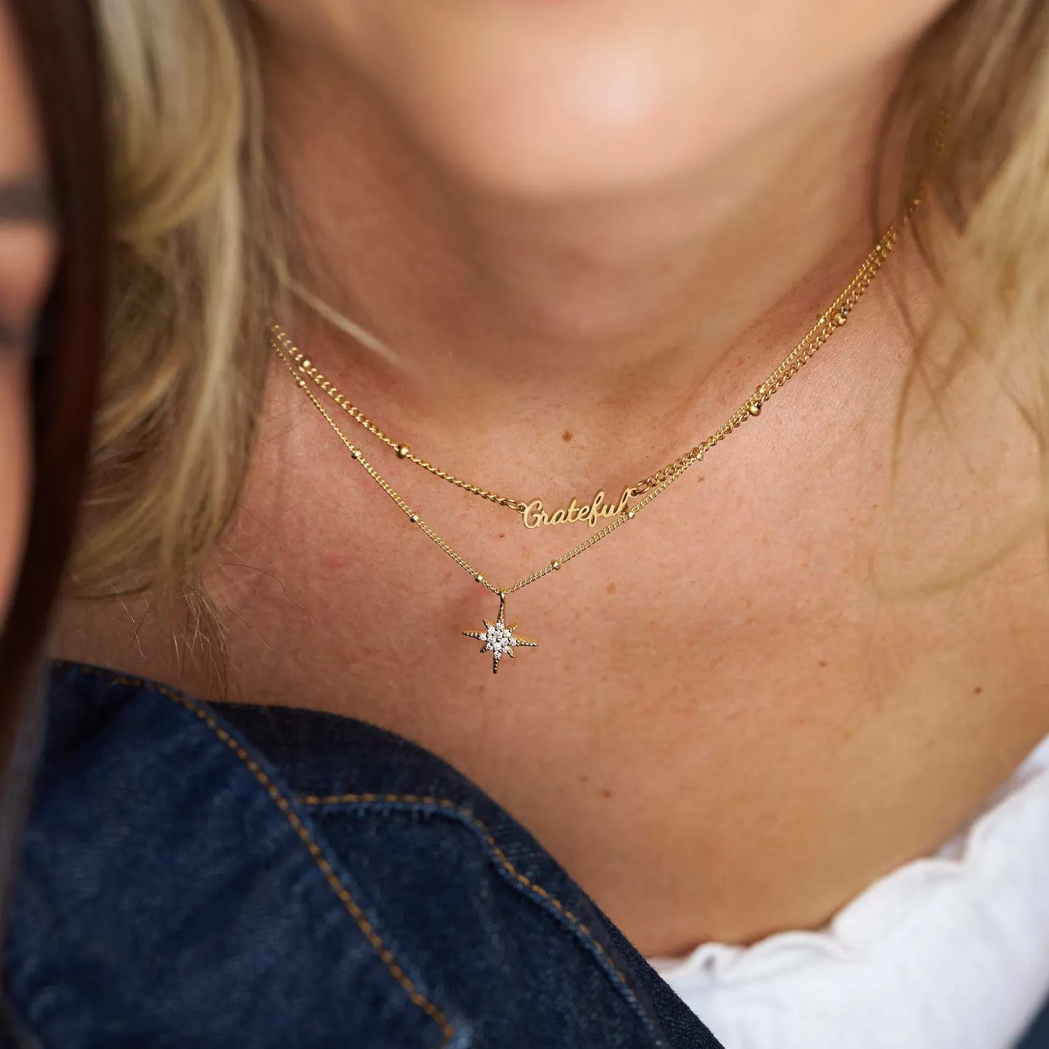 Orelia LUXE Personalised Name halskæde guld personlig