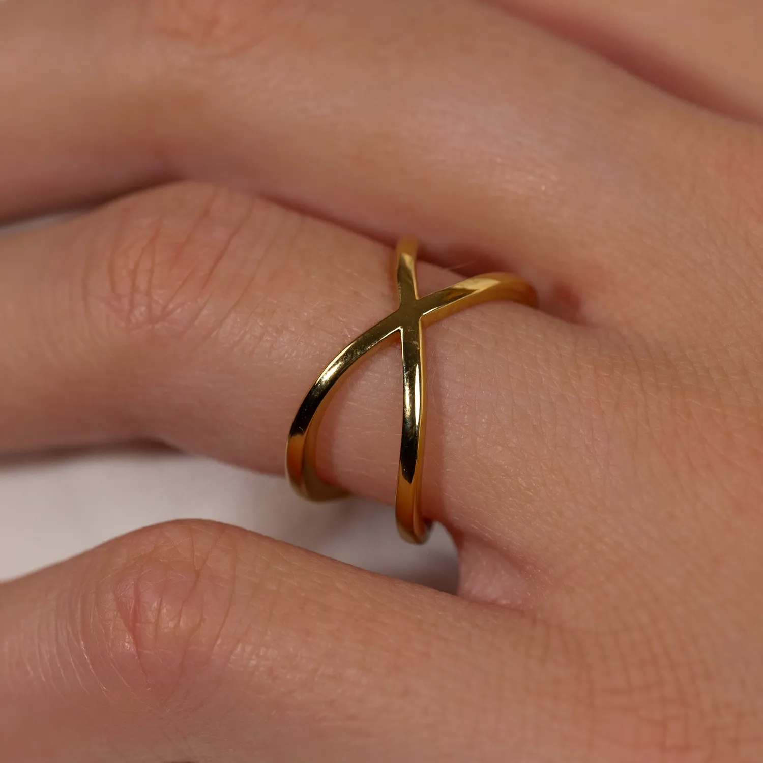 Sisi Copenhagen Anastasia ring forgyldt justerbar
